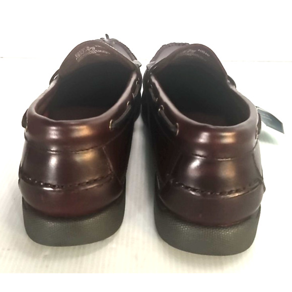 Men's GH Bass & Co. Henry II Slip On Leather Loafers 10 1/2 W-Burgundy -NEW - Picture 4 of 7